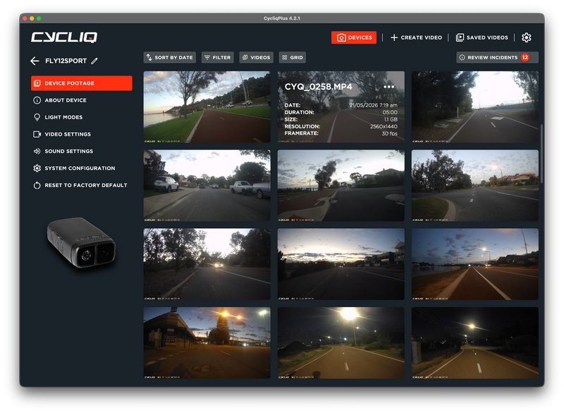 CycliqPlus Cycling Safety Software - Cycliq® Australia